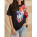 Women's retro printed trendy tops HF1212-02-01